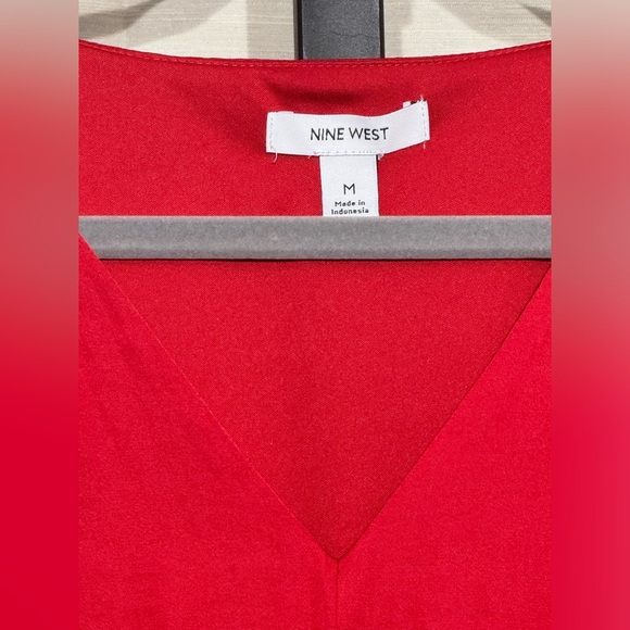 Nine West Long Sleeve Smocked Mini Dress - Picture 6 of 8